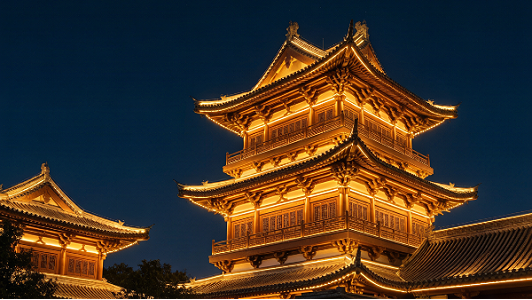 古建亮化：如何用光留住飞檐的轮廓